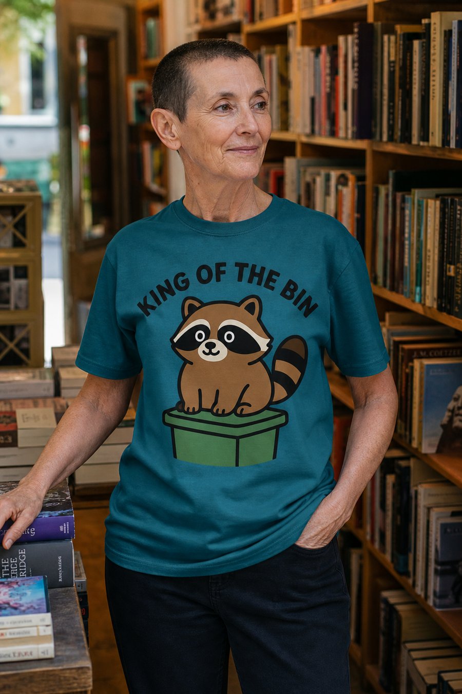 Teal brings out the King of the Bin Jimothy charm