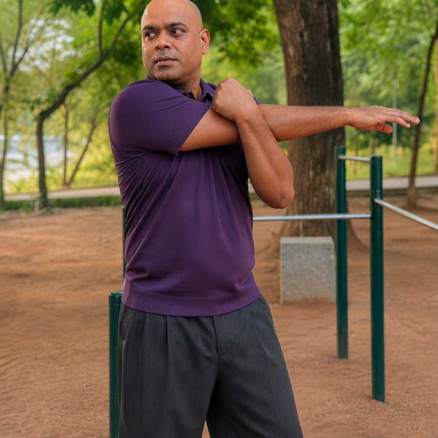 is that purple fabric breathable enough for a warm-up?