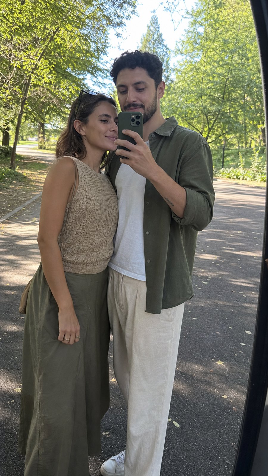 olive and beige is the pottery class uniform