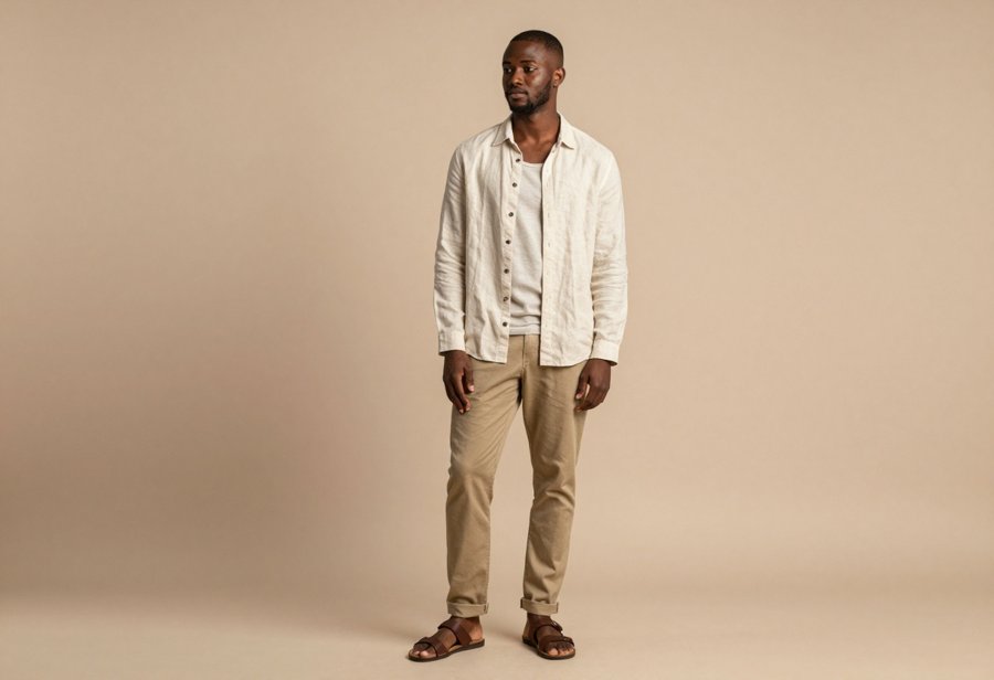 this linen shirt is doing the most