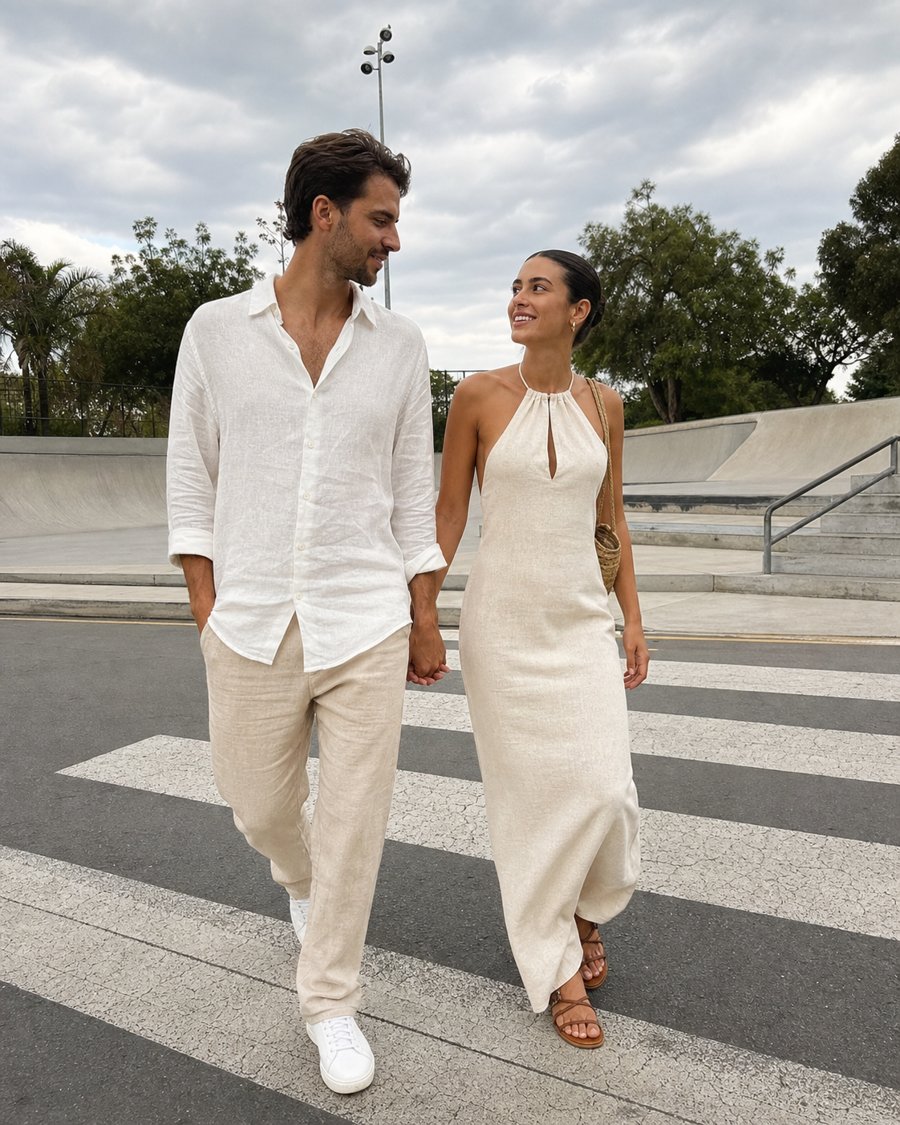 I wish my boyfriend dressed this well in linen