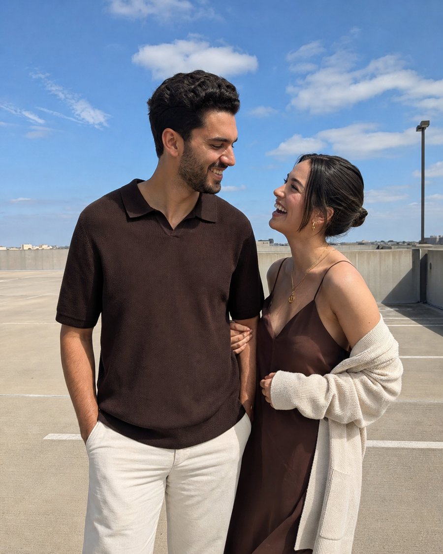 did you coordinate this or is it just really good luck?