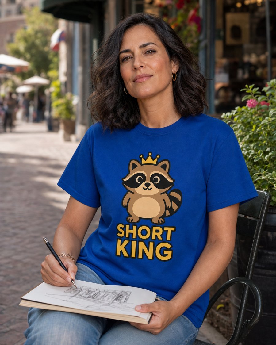 Jimothy’s short king tee is exactly what I need