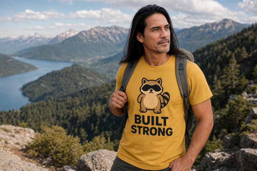 This Jimothy tee has me questioning reality, BUILT STRONG indeed.