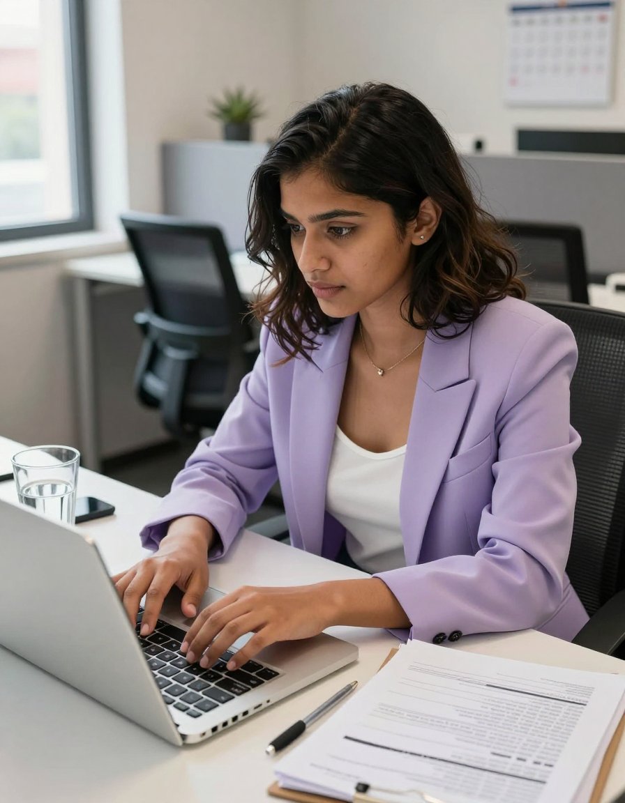 this lavender blazer is literally doing so much for work