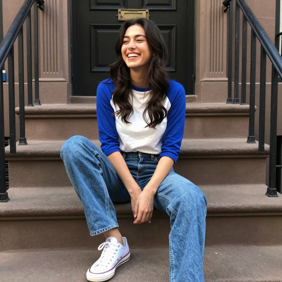 honestly this baseball tee trend is everything