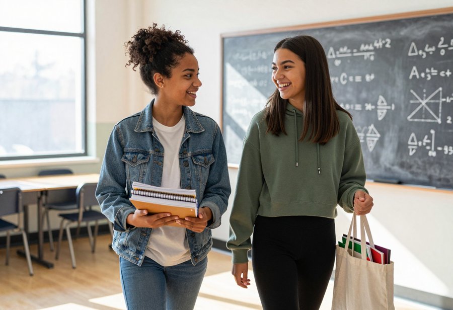 The Perfect Denim Jacket Look for School