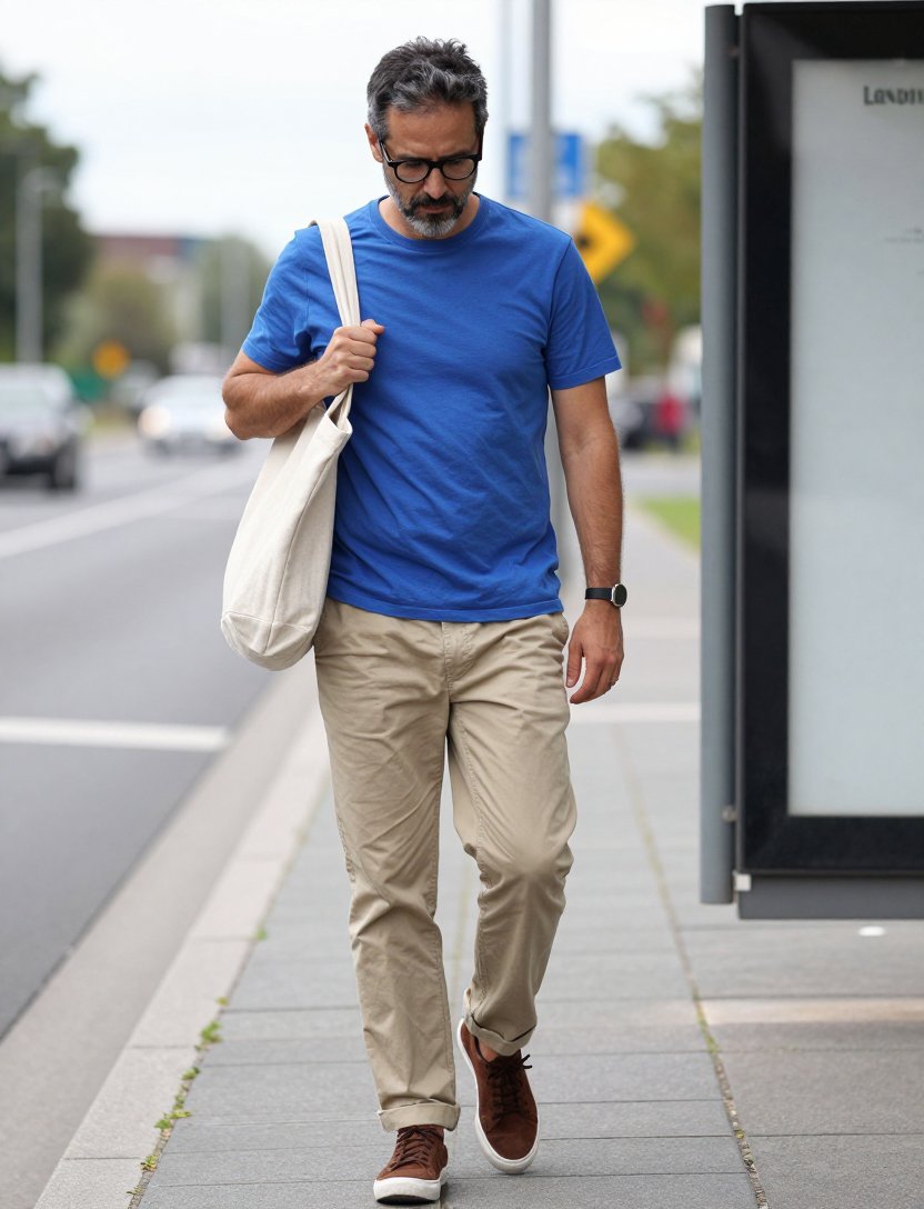 Klein blue tees are officially trending again
