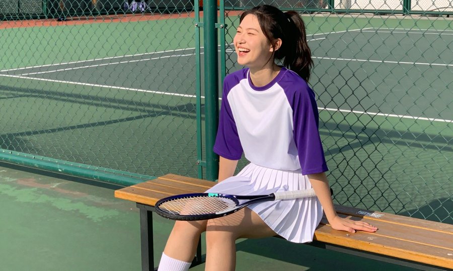 purple baseball tee trend hits different
