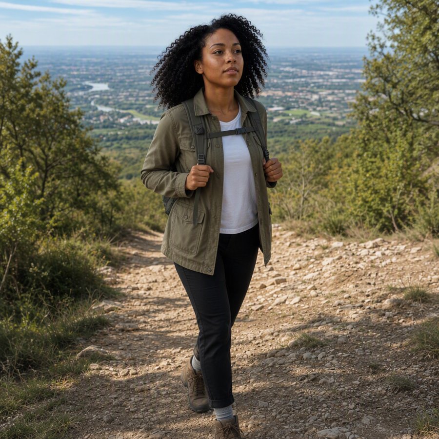 that olive jacket is doing all the heavy lifting here