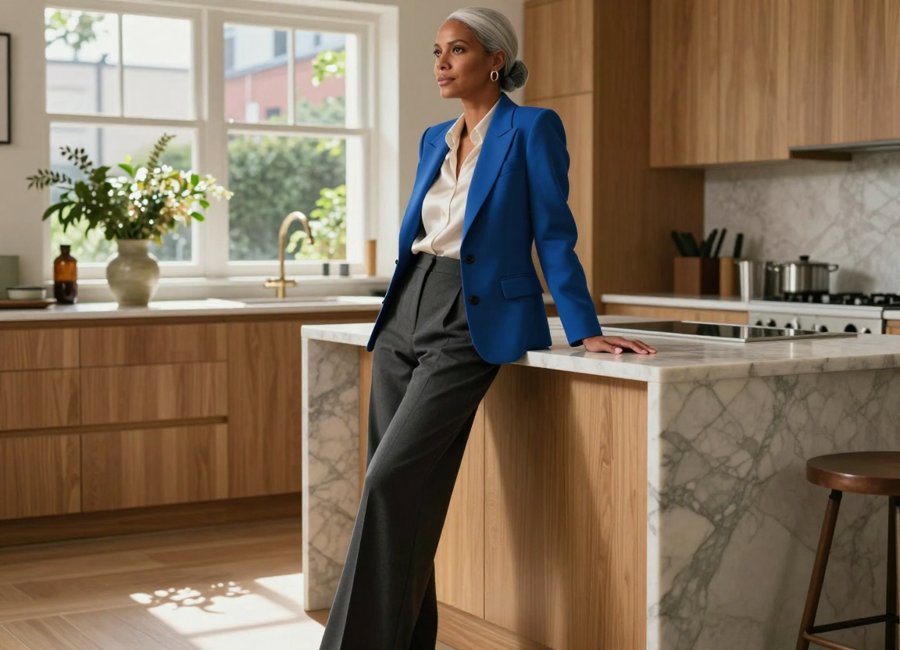 blue blazer is such a power move