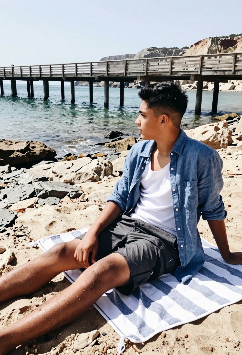 i’d wear this lazy beach fit to literally everything