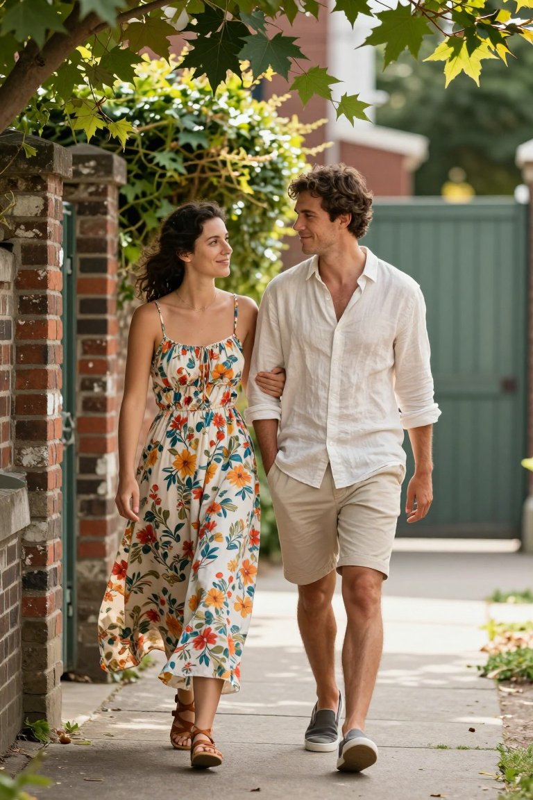 This floral dress is giving main character energy.