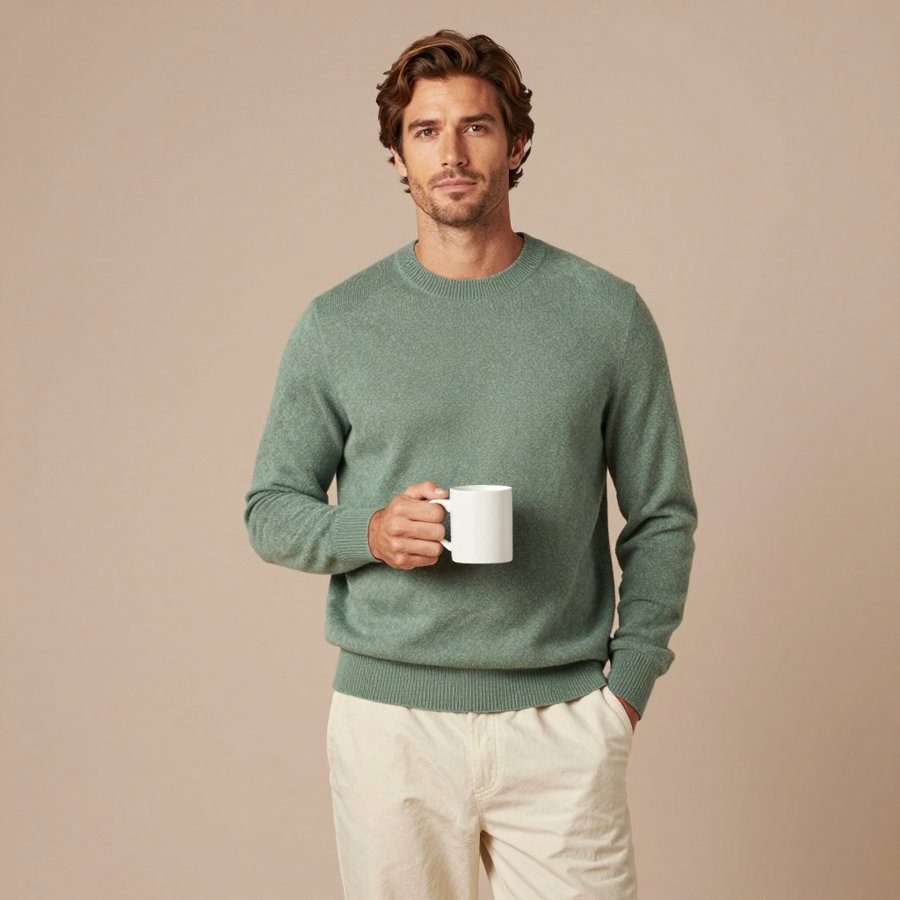 i swear this sage sweater combo just completely won me over