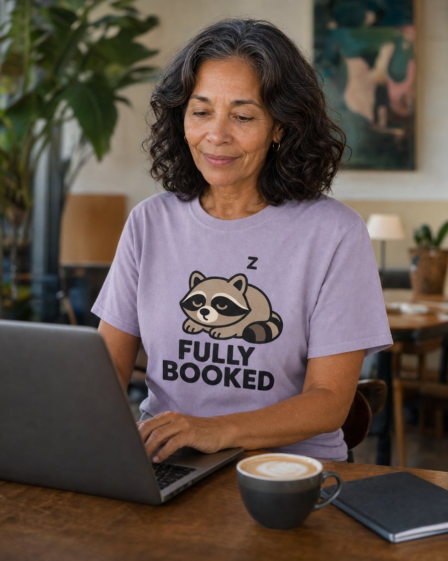 This Jimothy raccoon is fully booked