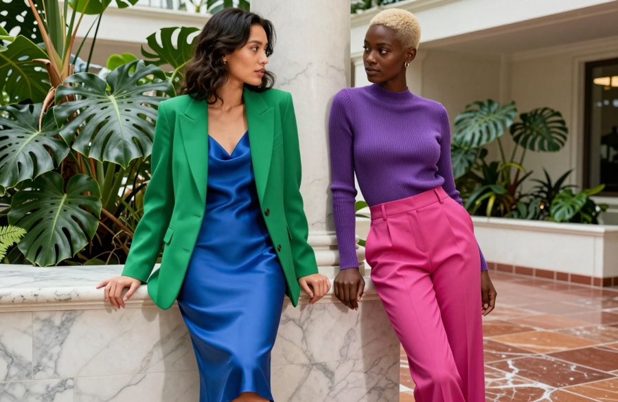 that emerald blazer is giving main character energy