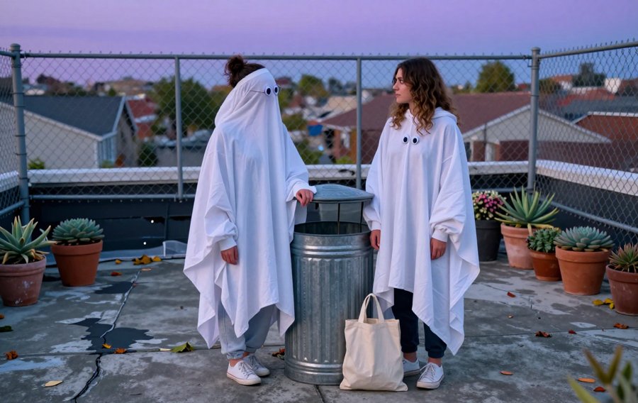 okay this ghost fit is lowkey cute