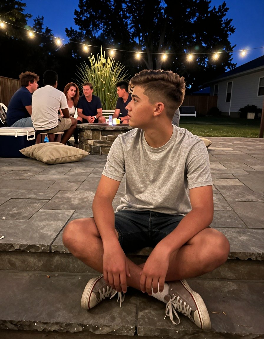 the grey tee is actually a vibe