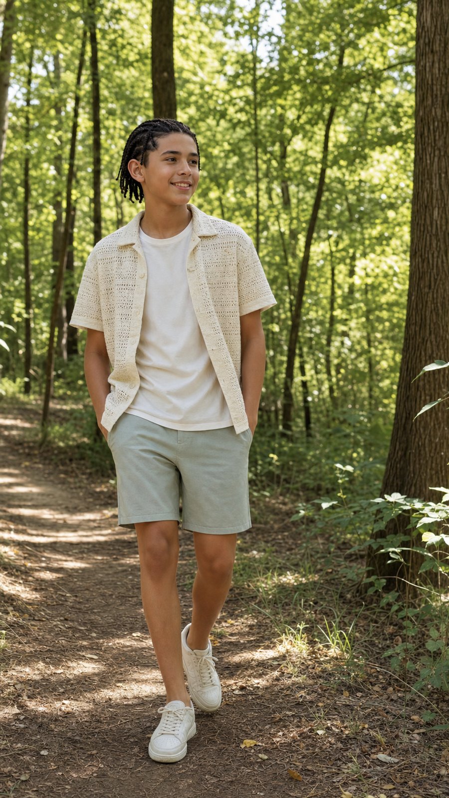 Stealing this breathable shirt for every walk i take