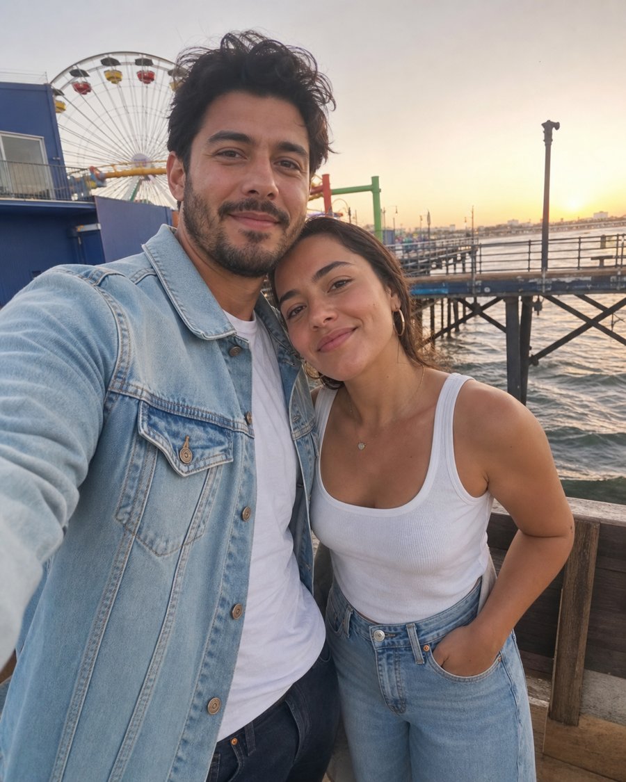 Did you guys pick each other's fits or just happen to match?
