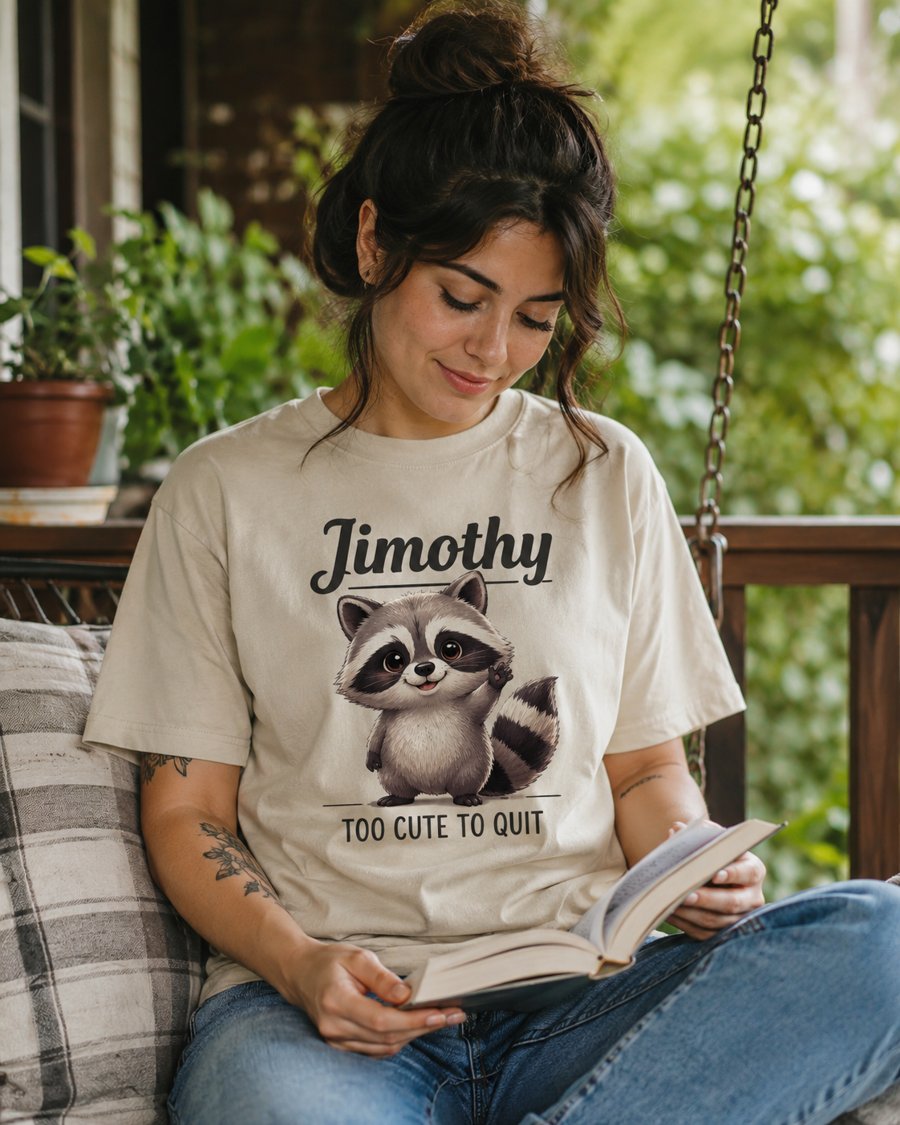 Bringing Jimothy to the coffee shop because the Too Cute to Quit slogan is exactly what I need.