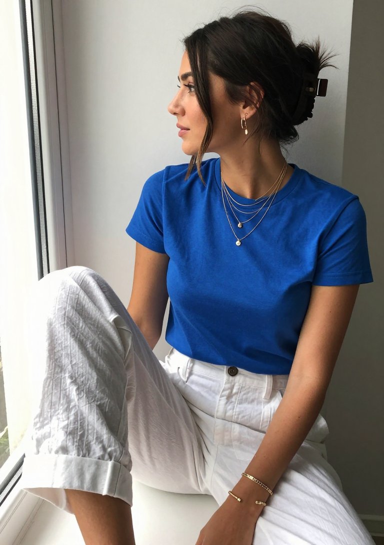 this Klein blue tee trend is exactly what i needed