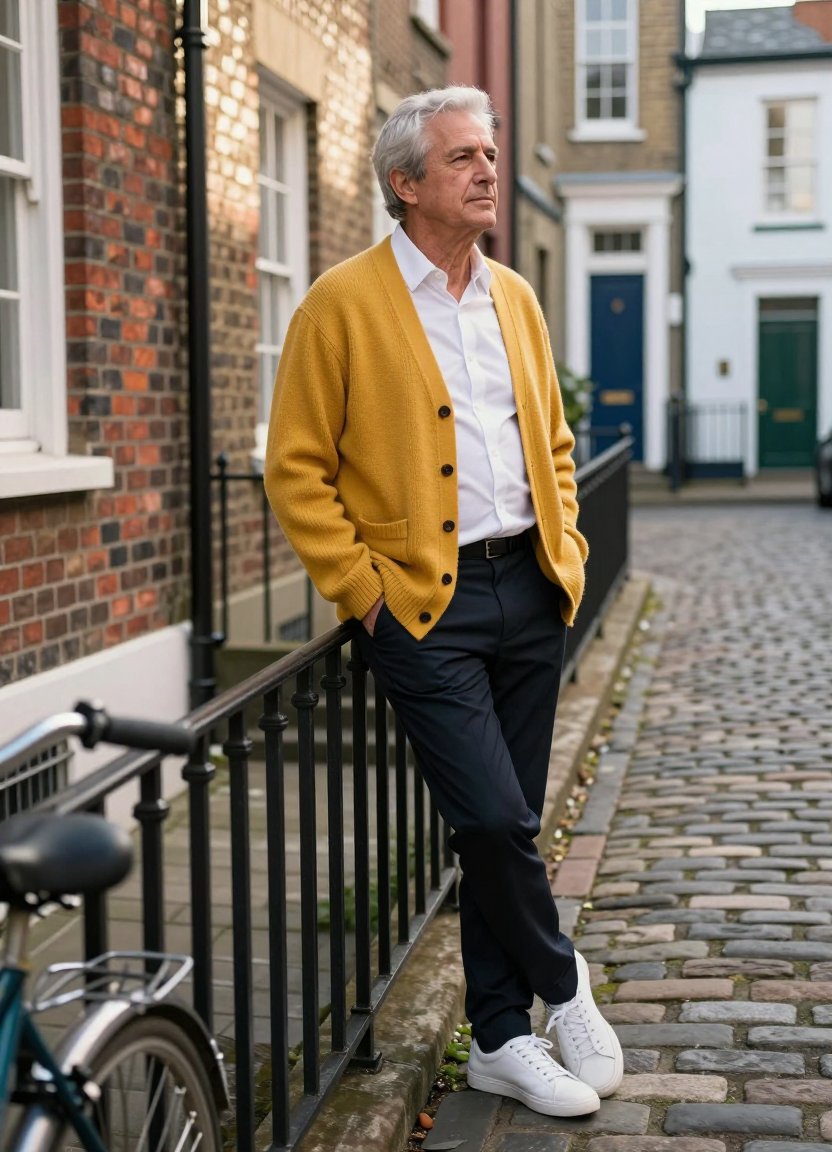 mustard yellow is such a bold move