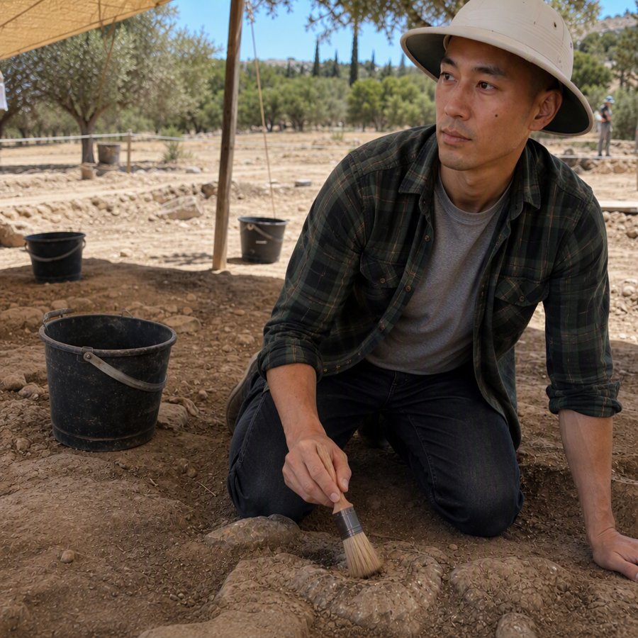 the safari hat is literally saving this fit