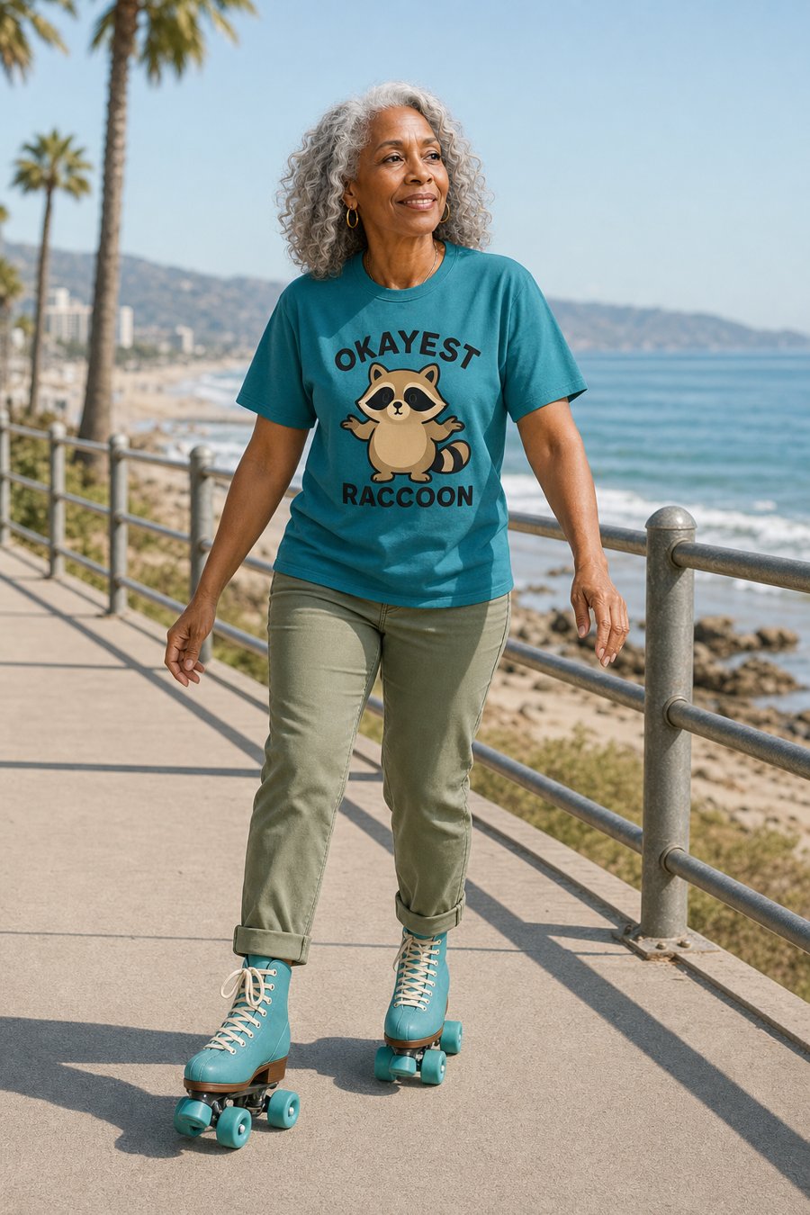 Jimothy’s OKAYEST RACCOON shirt is basically my spirit animal right now.