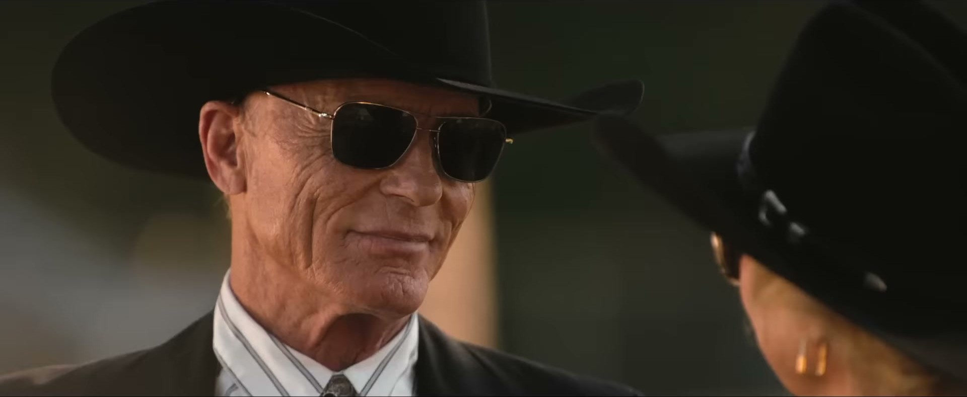 Ed Harris in Dutton Ranch on Paramount+ — hat game strong today