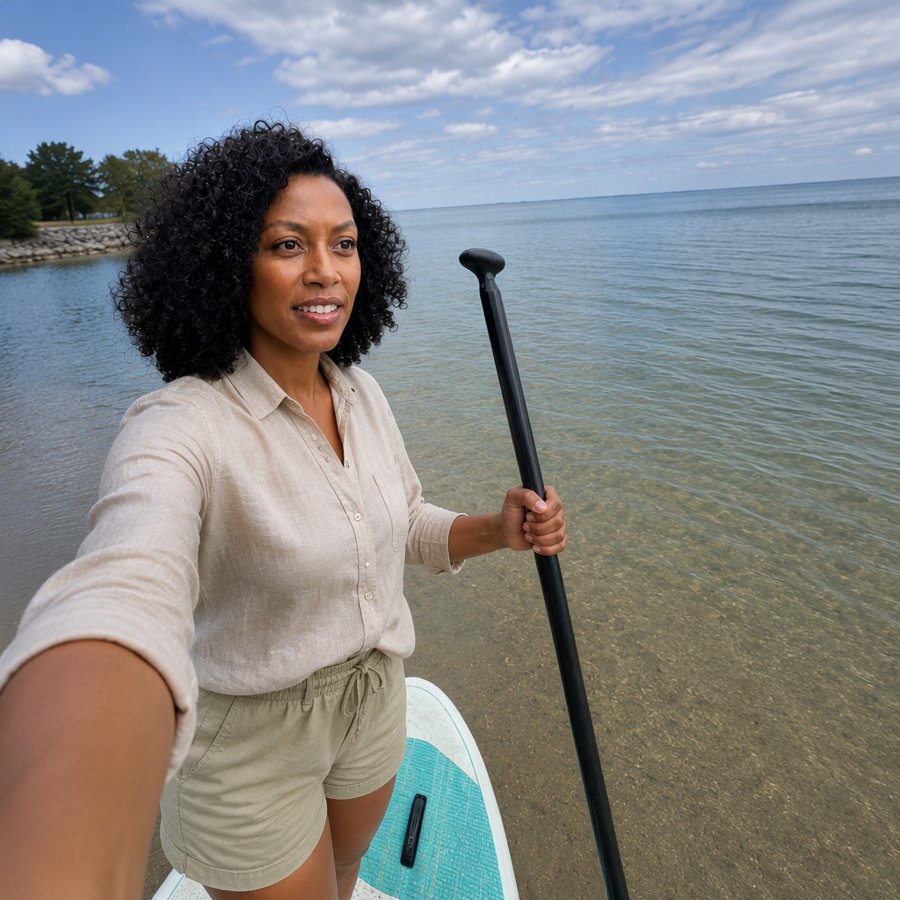 Is that linen shirt actually quick-dry enough for paddleboarding?