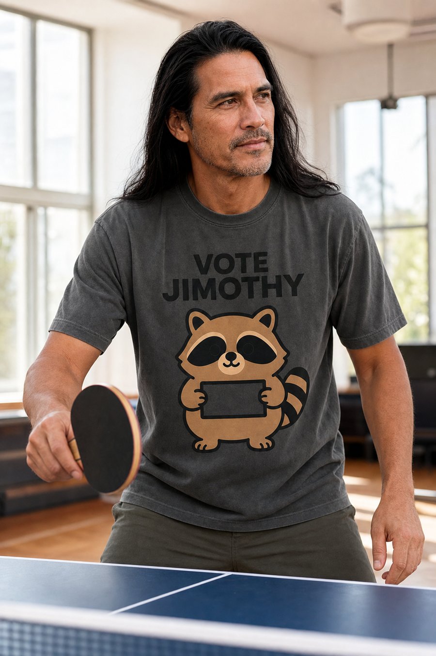 Look at those round ears on Jimothy and his VOTE JIMOTHY pledge.