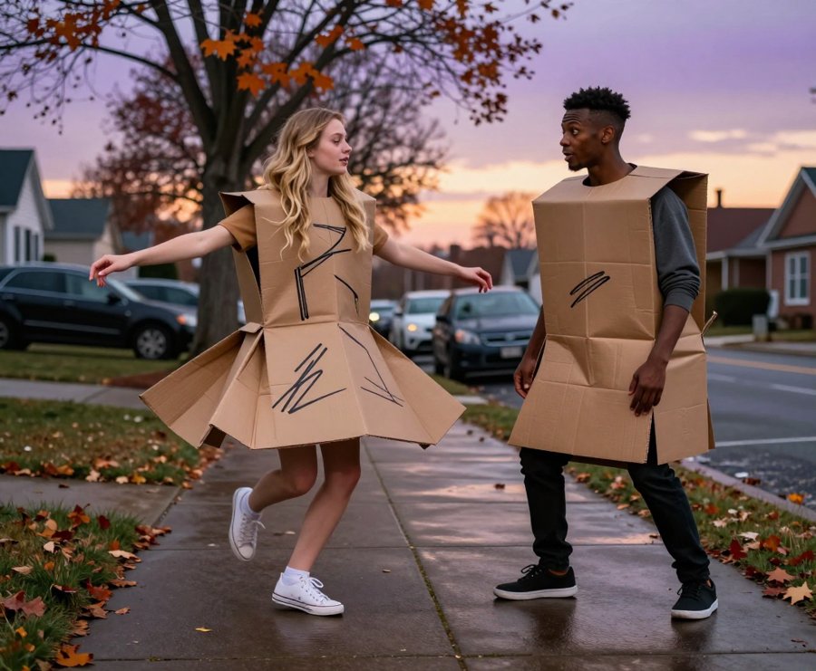 cardboard couture is actually a thing