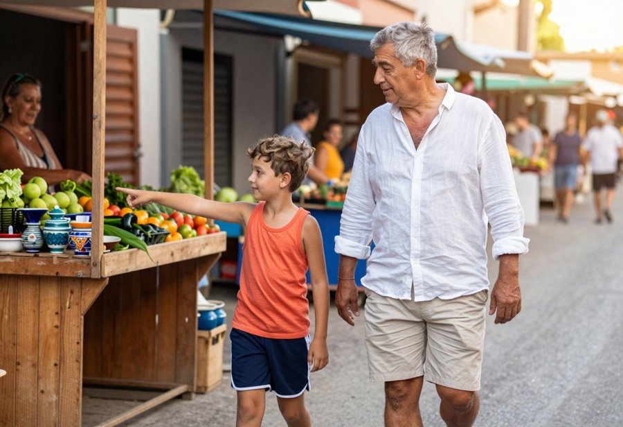 Bright Orange Tank Fit for a Market Run