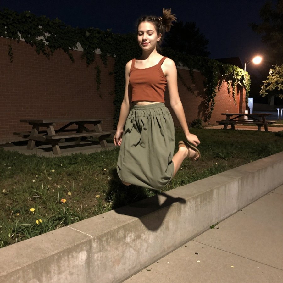 this skirt knows how to move