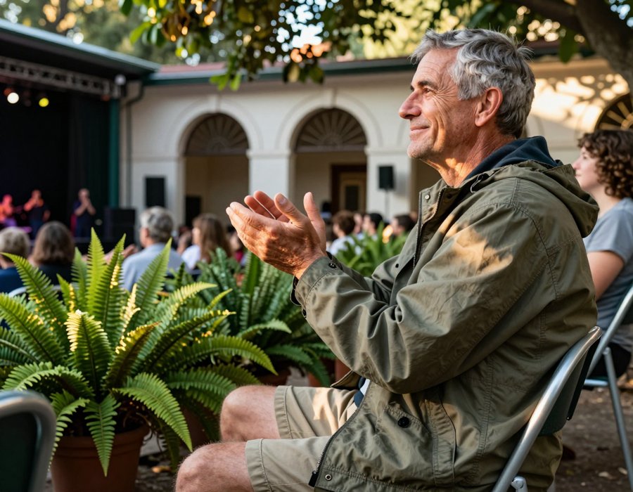 This Dad's Festival Fit is Actually Fire