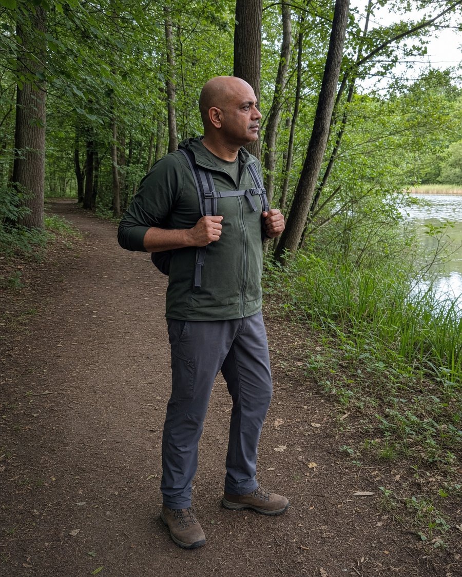 Is that zip-up jacket actually a fleece?