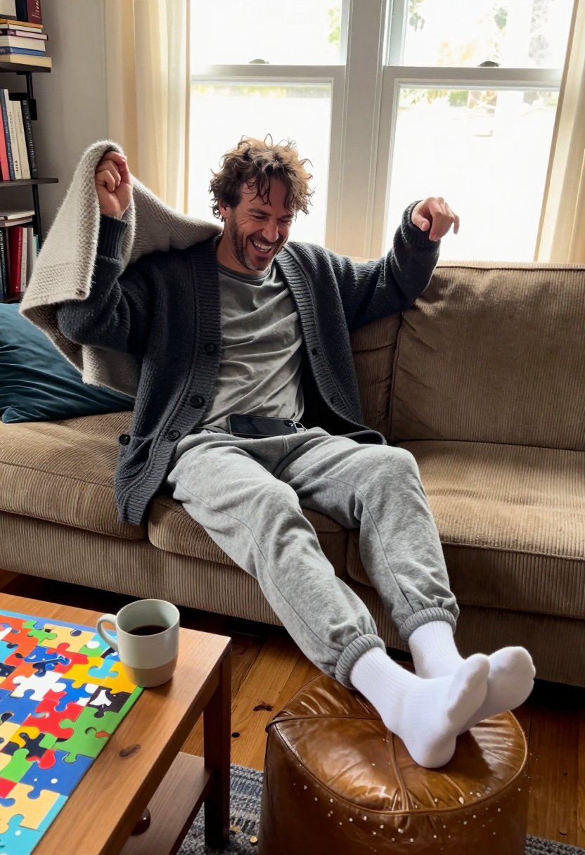 The Ultimate Cozy Guy Fit for Lazy Weekends