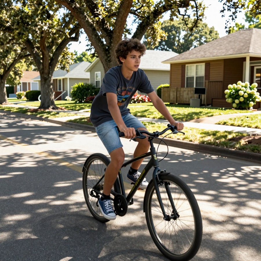 The ultimate retro summer fit for riding