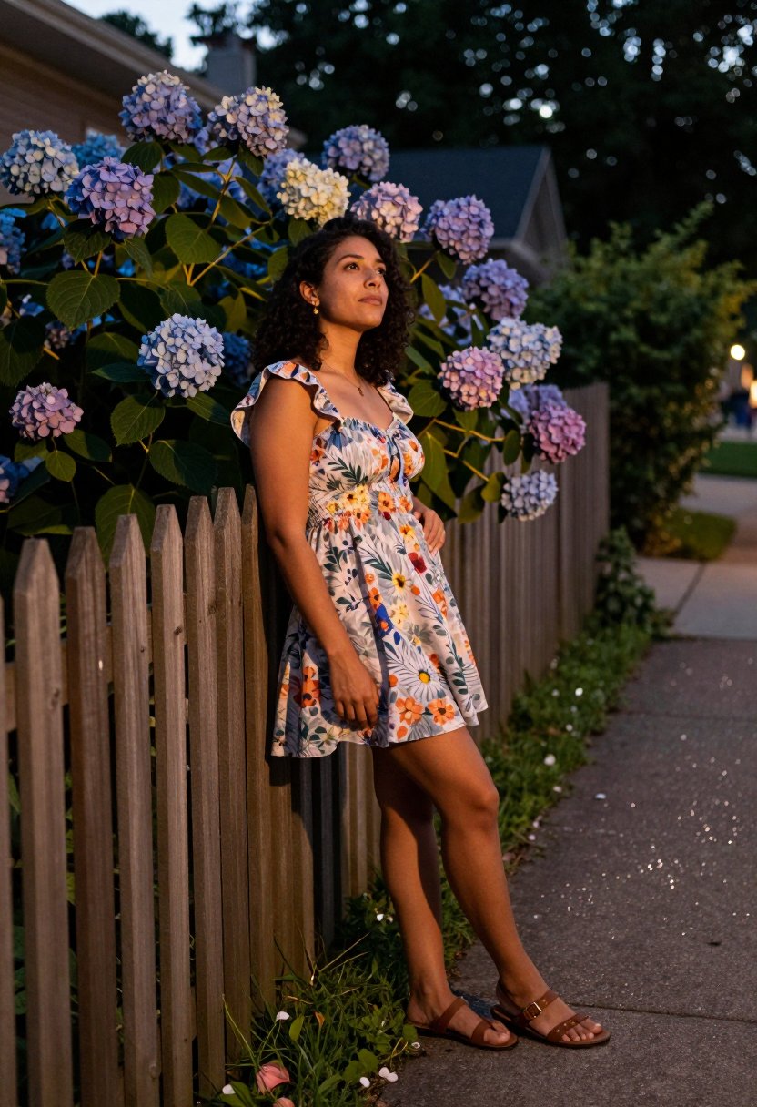 this floral dress is giving main character energy