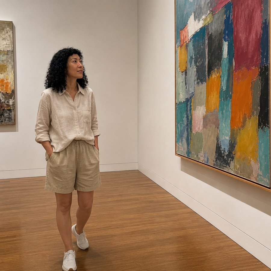 Linen shorts are just easier than pants anyway.