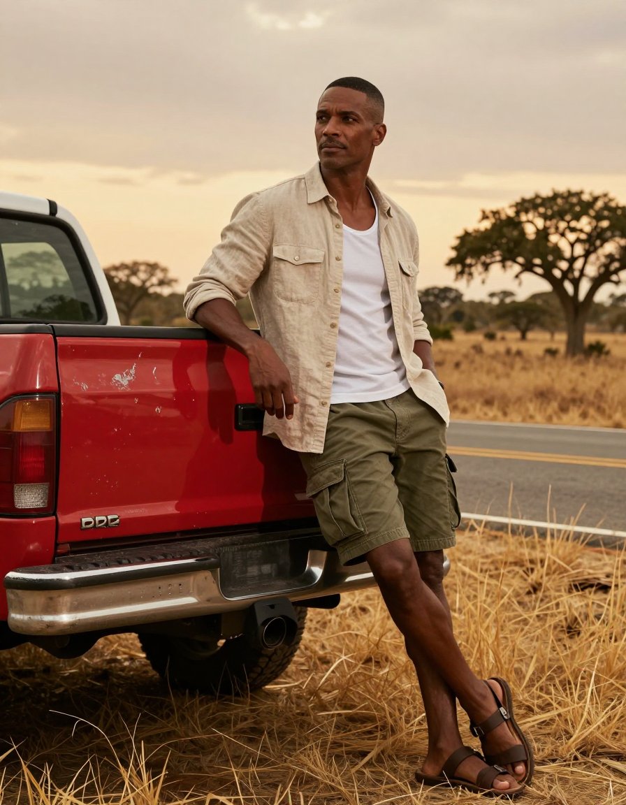 Jamie Foxx’s Safari Travel Fit
