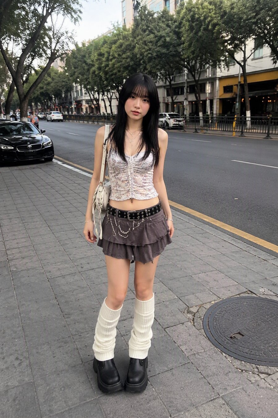 leg warmers are doing all the work here