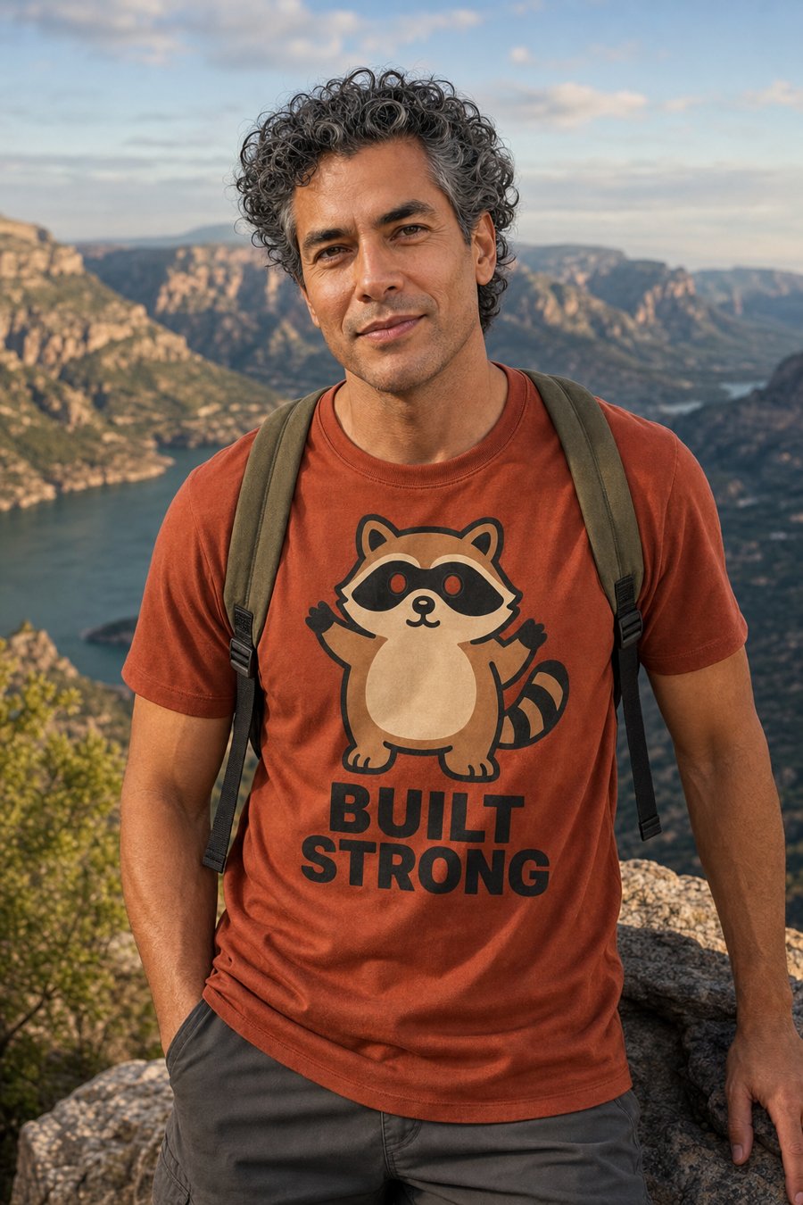 Hey Jimothy, that BUILT STRONG shirt fits you perfectly!