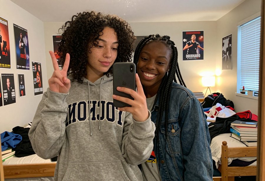 wait this college hoodie is literally my new uniform