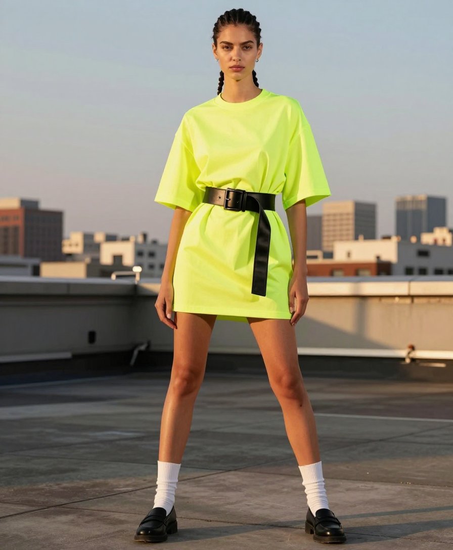 that neon tee trend is actually everything