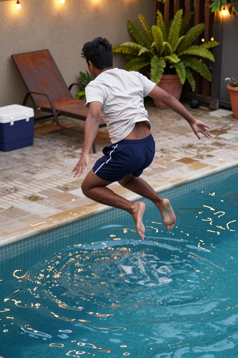white tee and navy shorts is the ultimate summer win