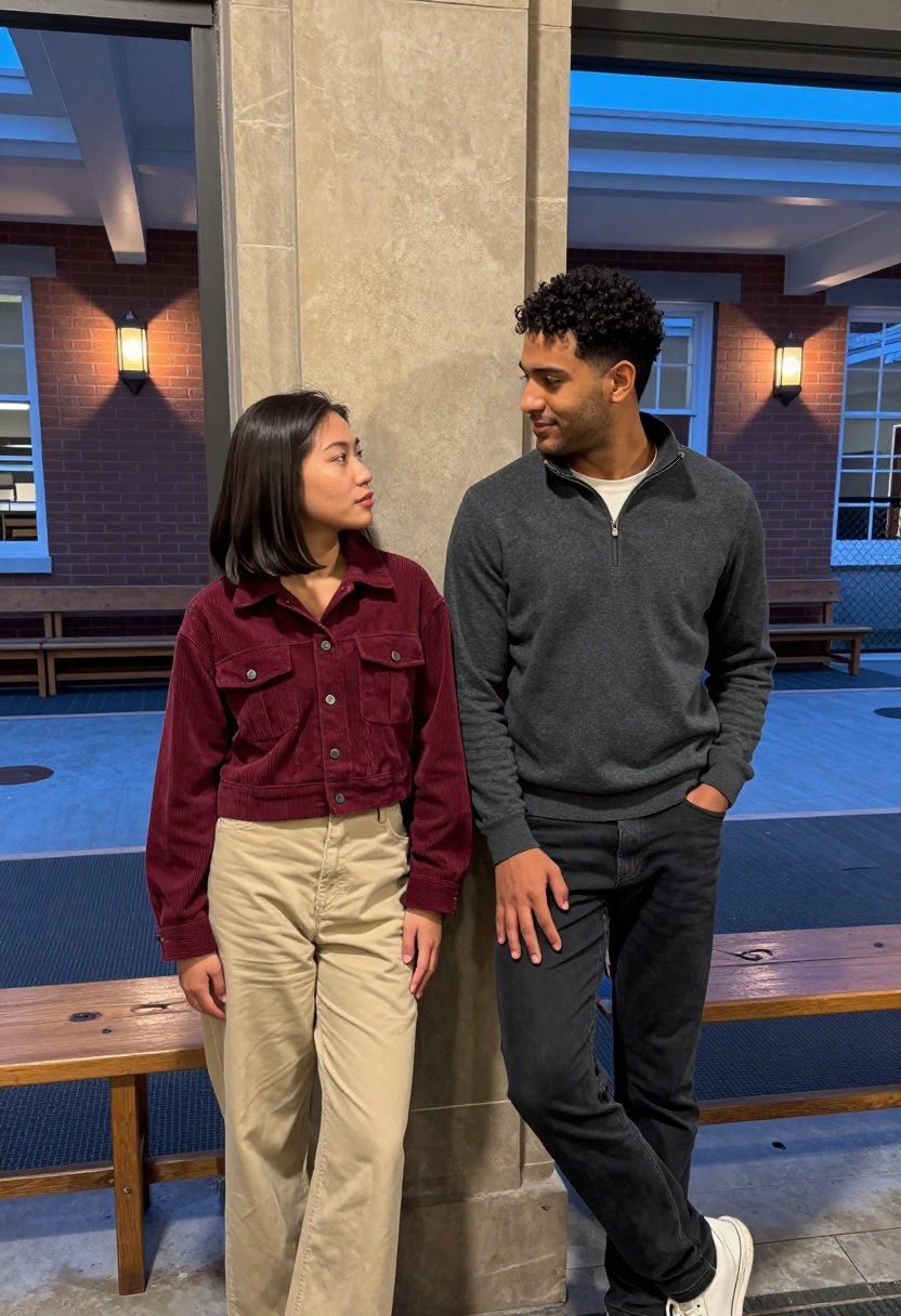 Why this maroon corduroy jacket is the ultimate fall staple