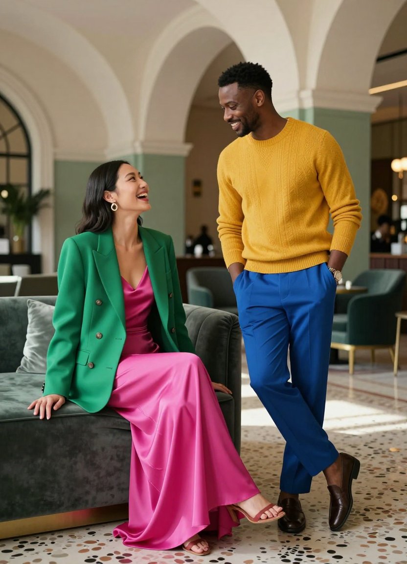 green and pink is such a power move