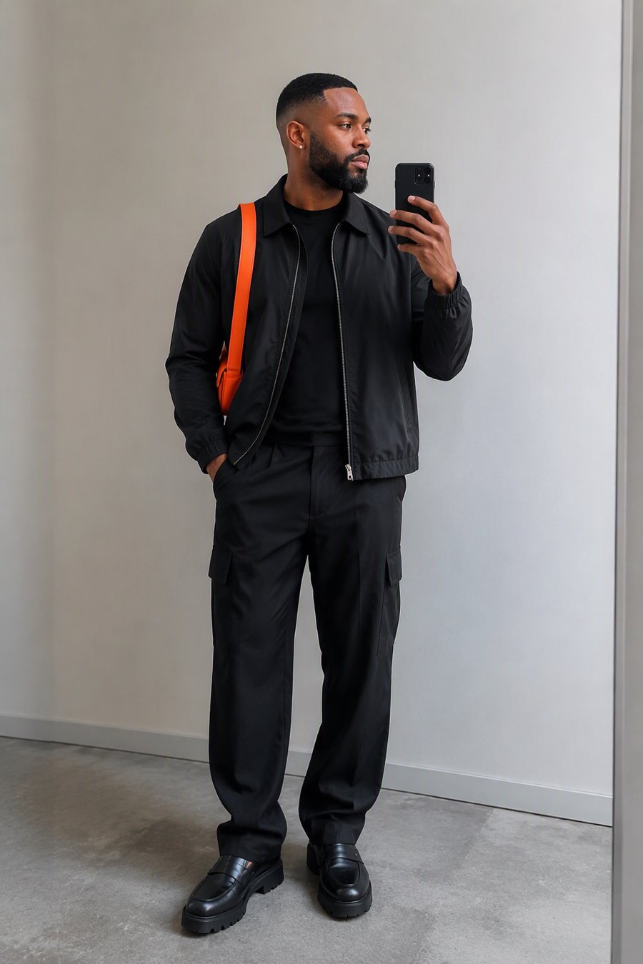 you really let that orange strap do all the talking